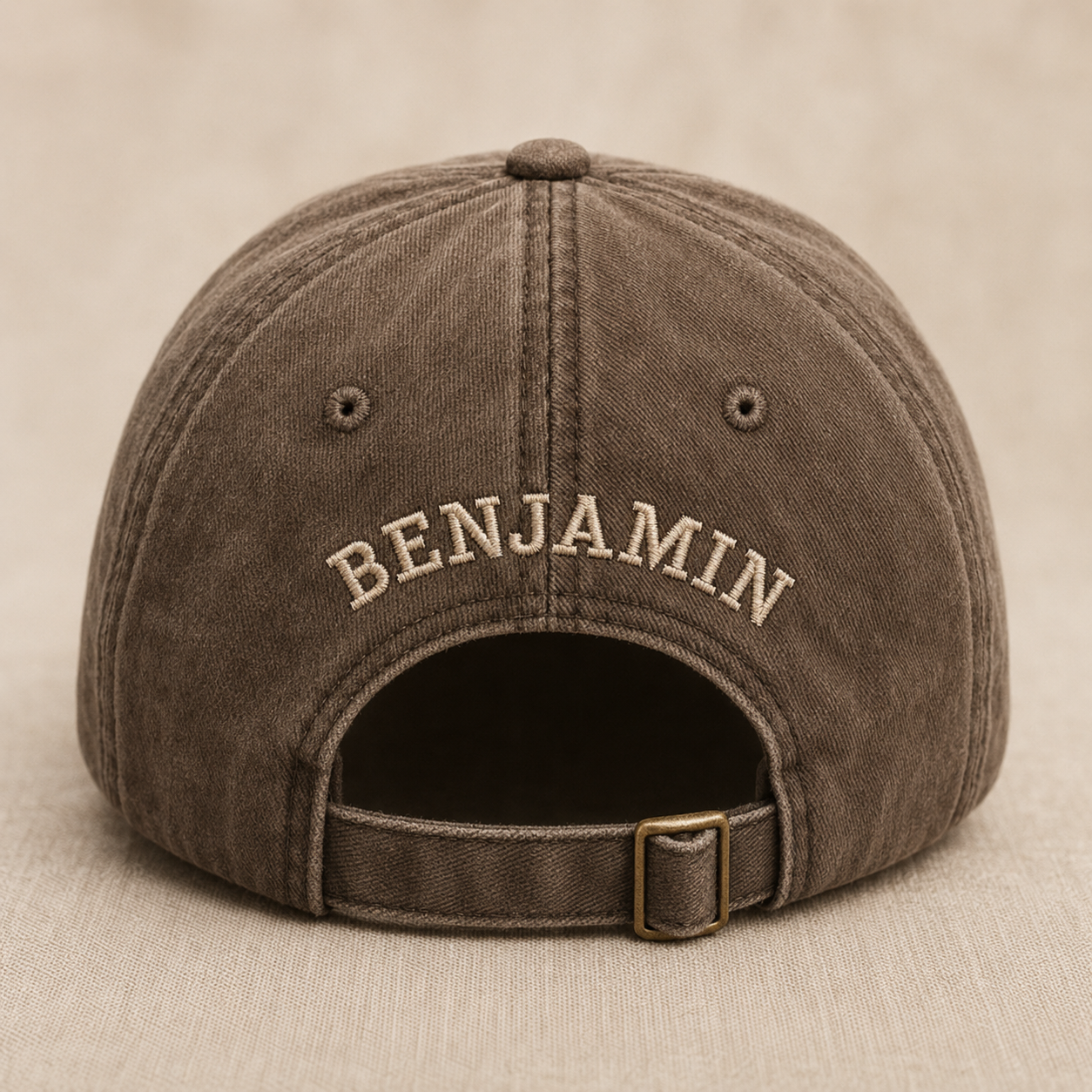 Reel Cool Dad Washed Cap, Custom Fishing Hat with Kids Names, Father's Day Gift - Washed Cap - lifestyle view 8