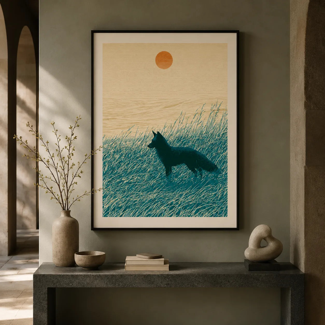 Fox at Sunset Wall Art Decor - Wall Art Decor - view 11