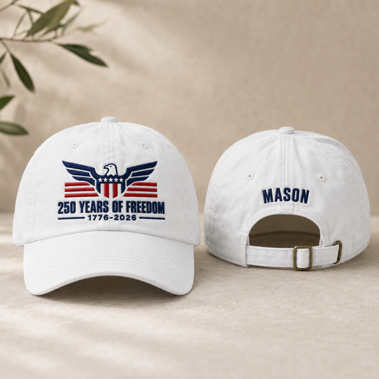 Patriotic Embroidered Caps: Celebrate American Pride in Style