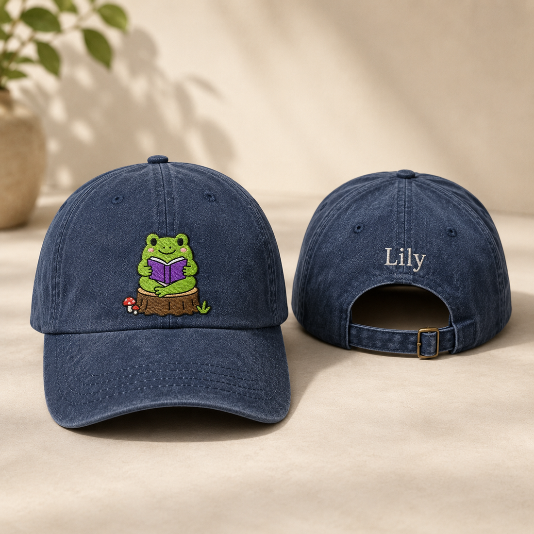 Embroidered Caps for Book Lovers and Readers