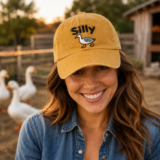 How to Style an Embroidered Washed Cap
