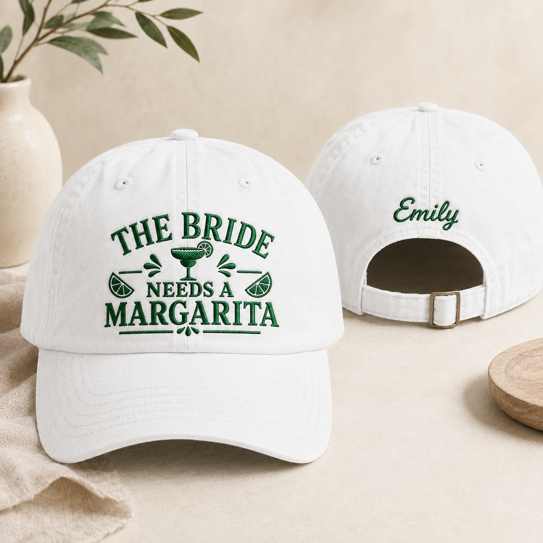 Tropical Cocktail Embroidered Caps: Summer's Most Fun Accessories