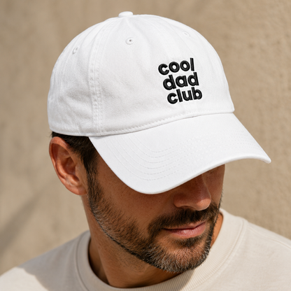 Cool Dad Club Washed Cap, Father's Day Gift for Dads - Washed Cap - lifestyle view 3