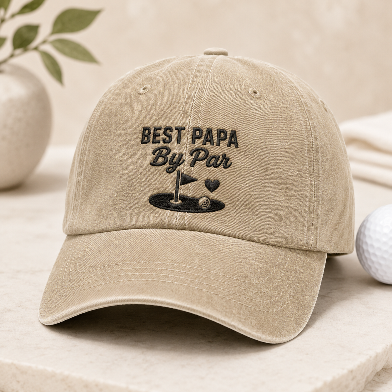 ... - Washed Cap - detail view