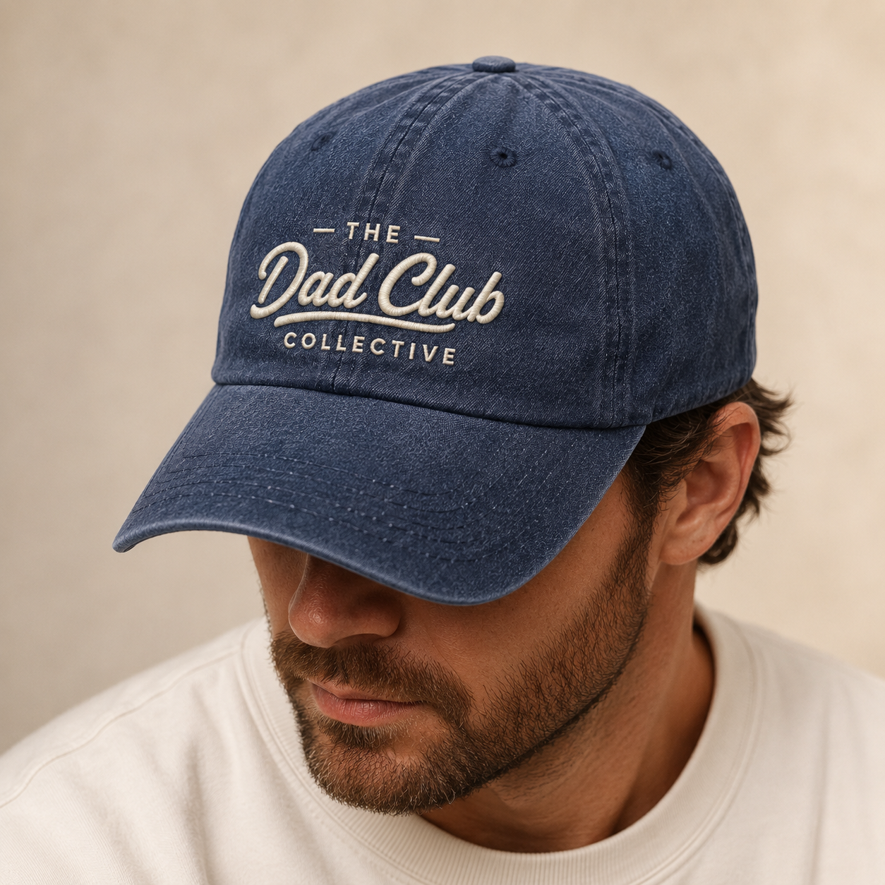 The Dad Club Collective Washed Cap, Embroidered Father's Day Hat for Dads - Washed Cap - lifestyle view 3