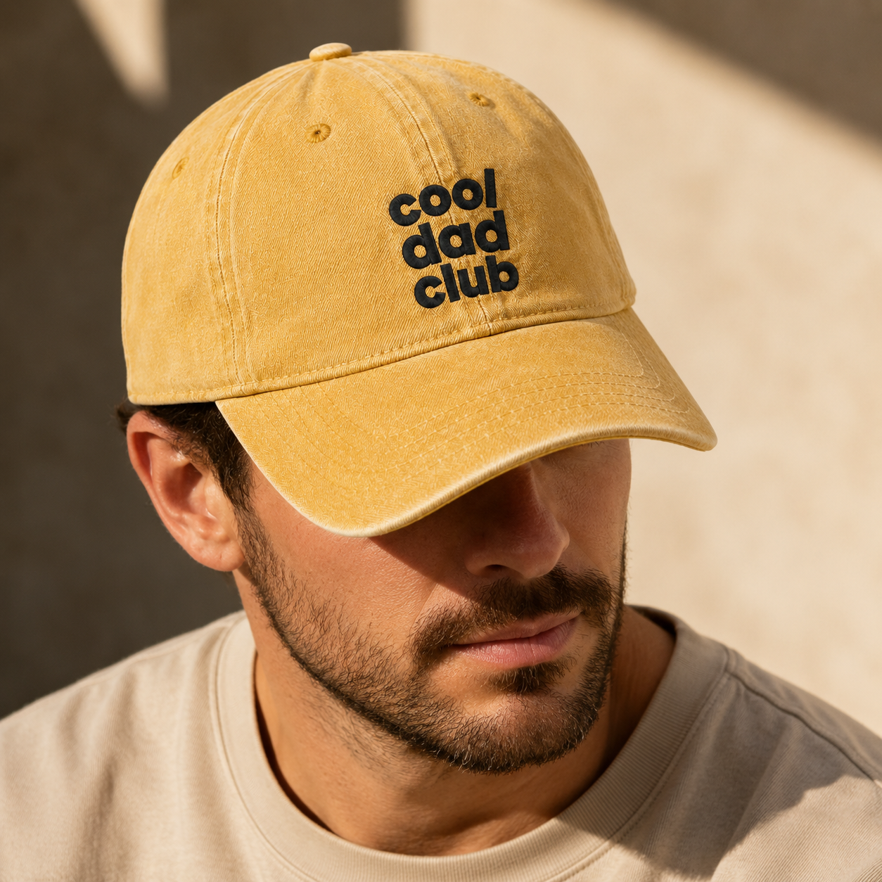 Cool Dad Club Washed Cap, Father's Day Gift for Dads - Washed Cap - lifestyle view 4