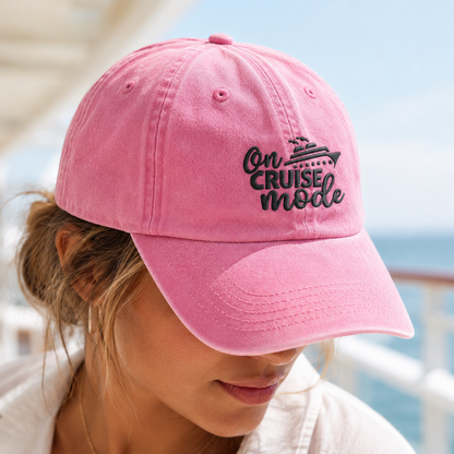 Washed Cap, Adjustable Cotton Baseball Hat for Everyday Casual Wear - Washed Cap - lifestyle view 4