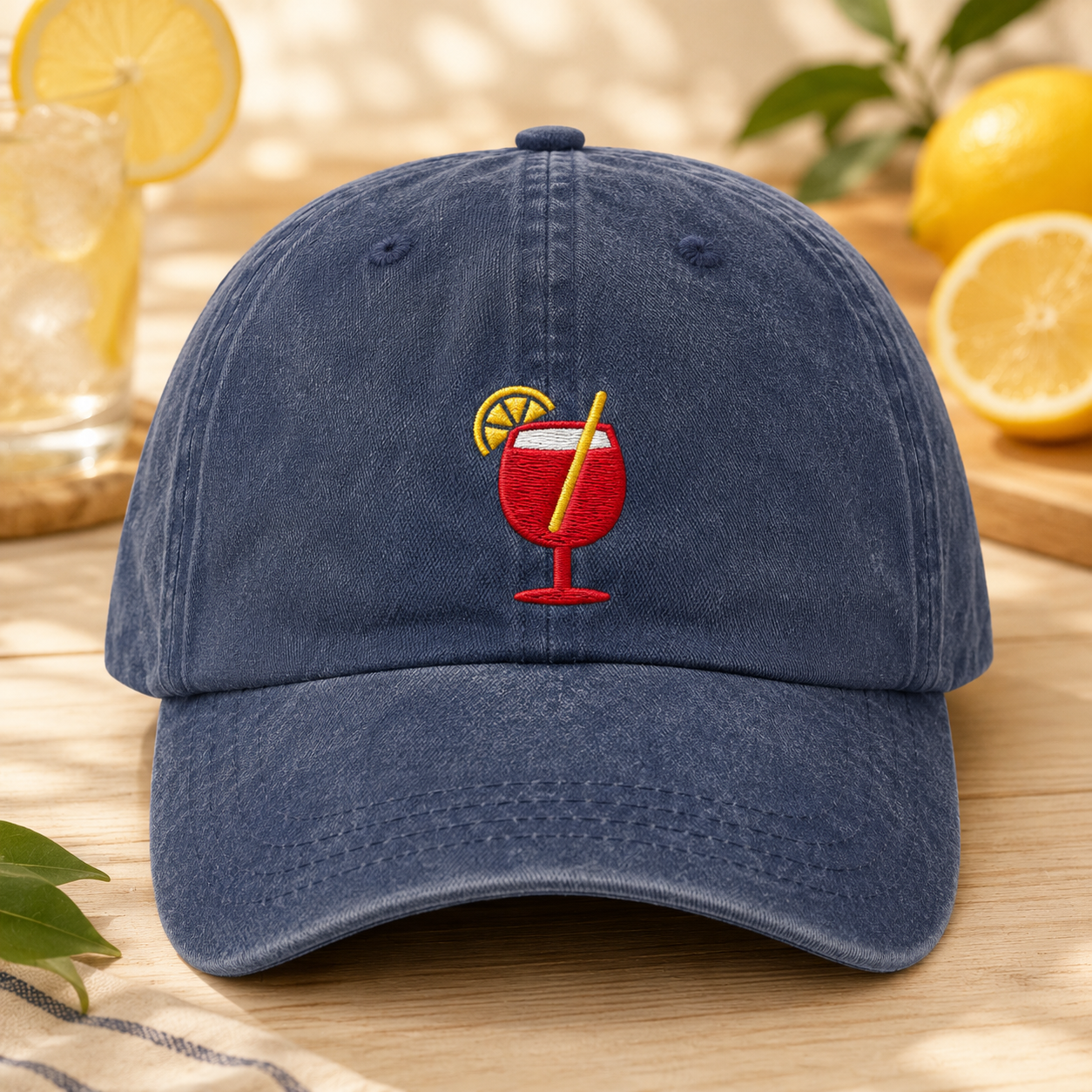 ... - Washed Cap - front view