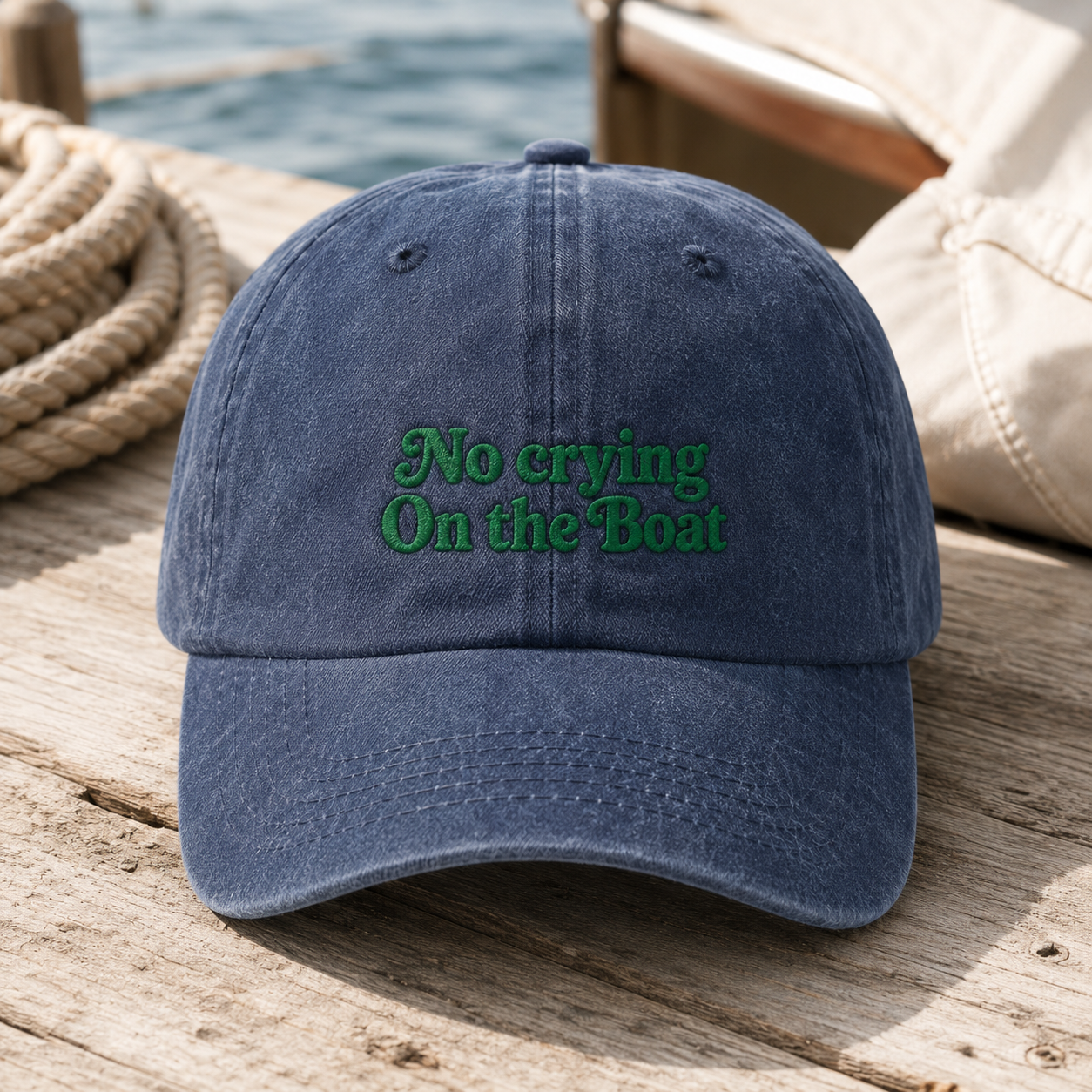... - Washed Cap - front view