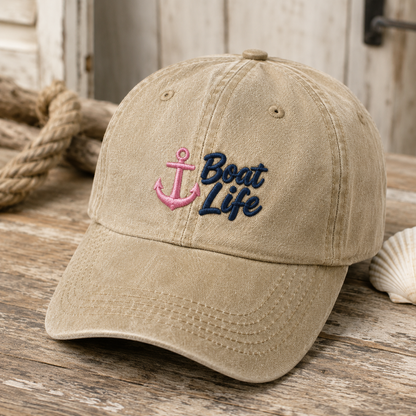 ... - Washed Cap - detail view