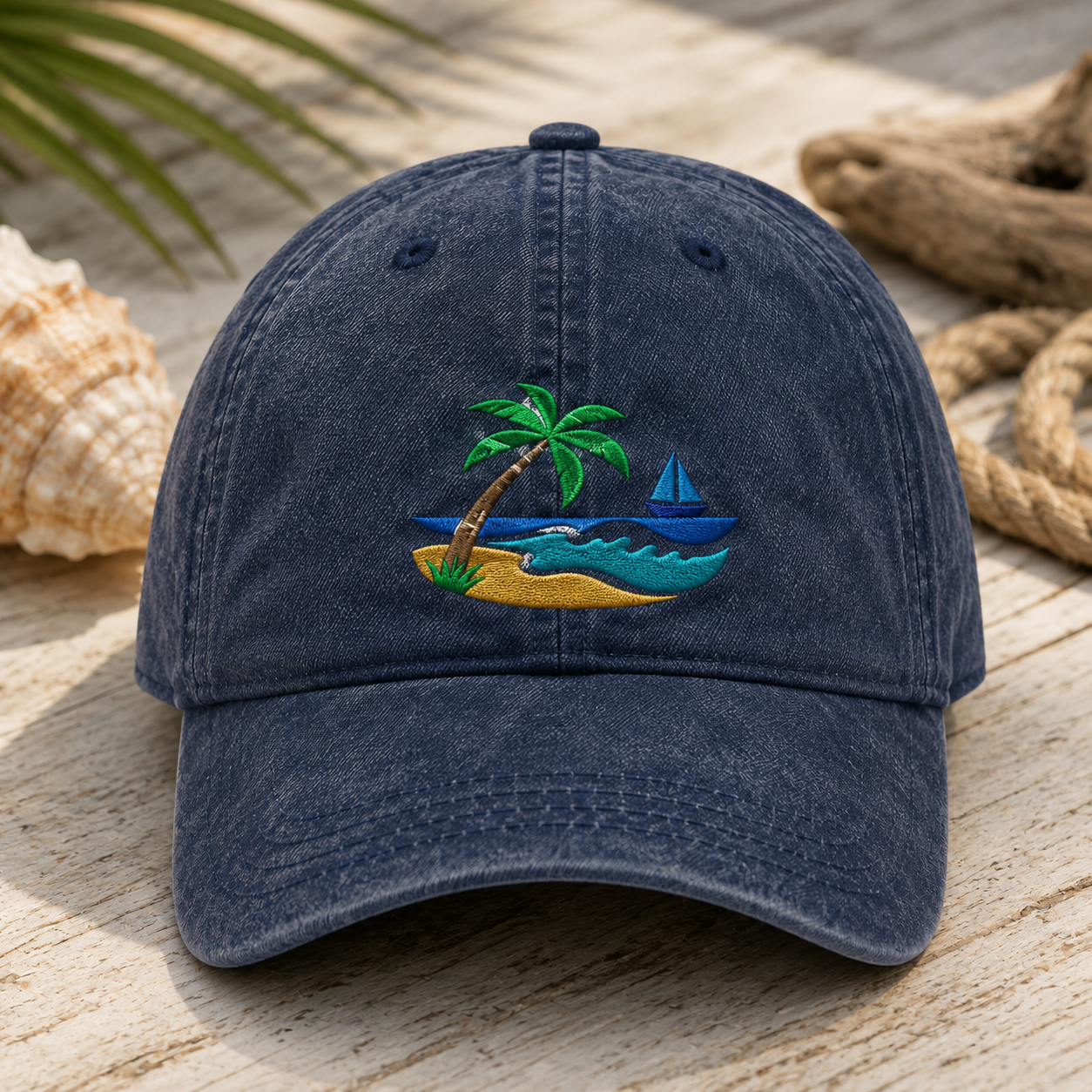 ... - Washed Cap - front view