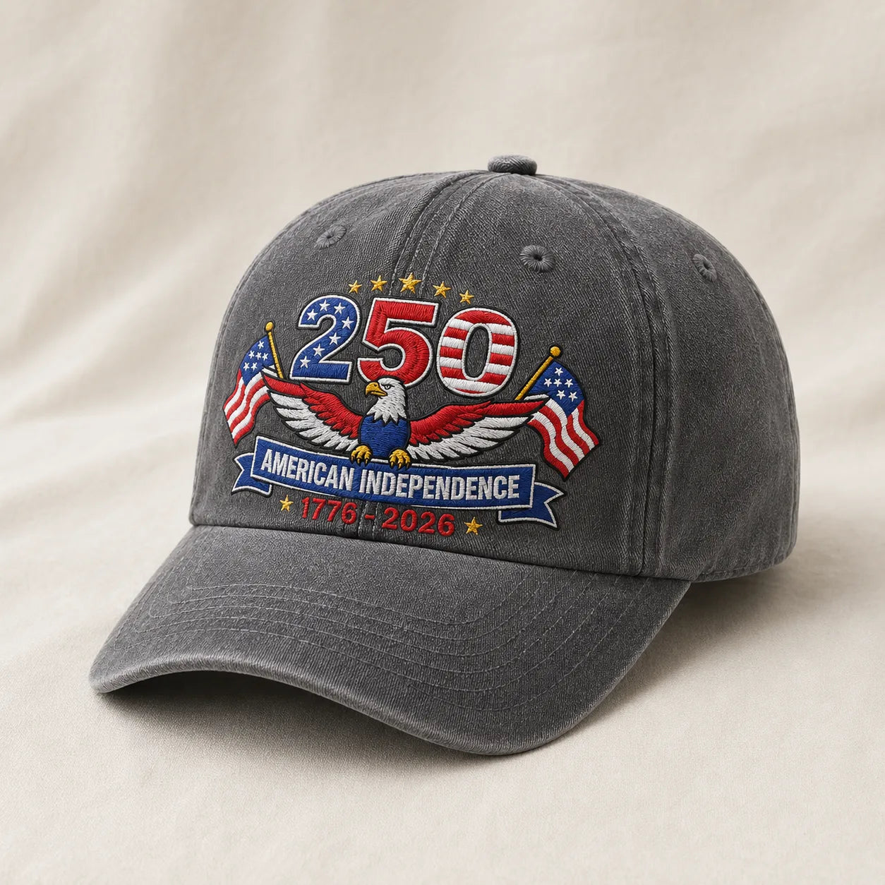 250 American Independence Washed Cap - washed cap - in use