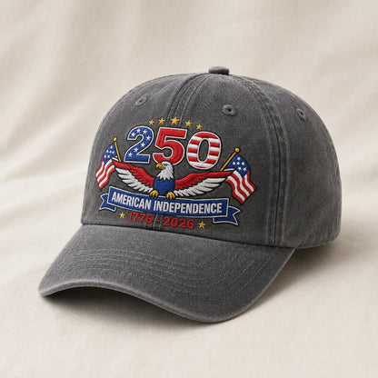 250 American Independence Washed Cap - washed cap - in use