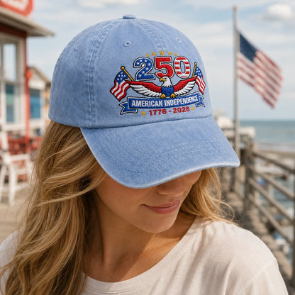 250 American Independence Washed Cap - washed cap - styled