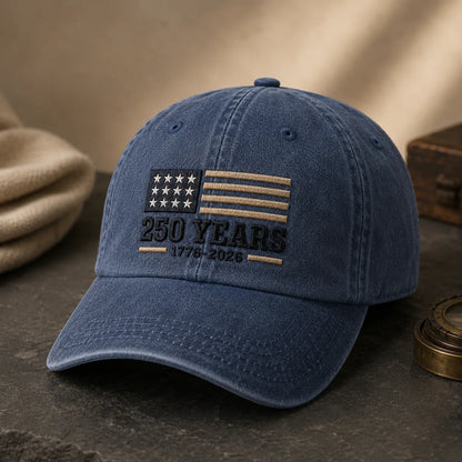 250 Years 1776-2026 Washed Cap - washed cap - lifestyle