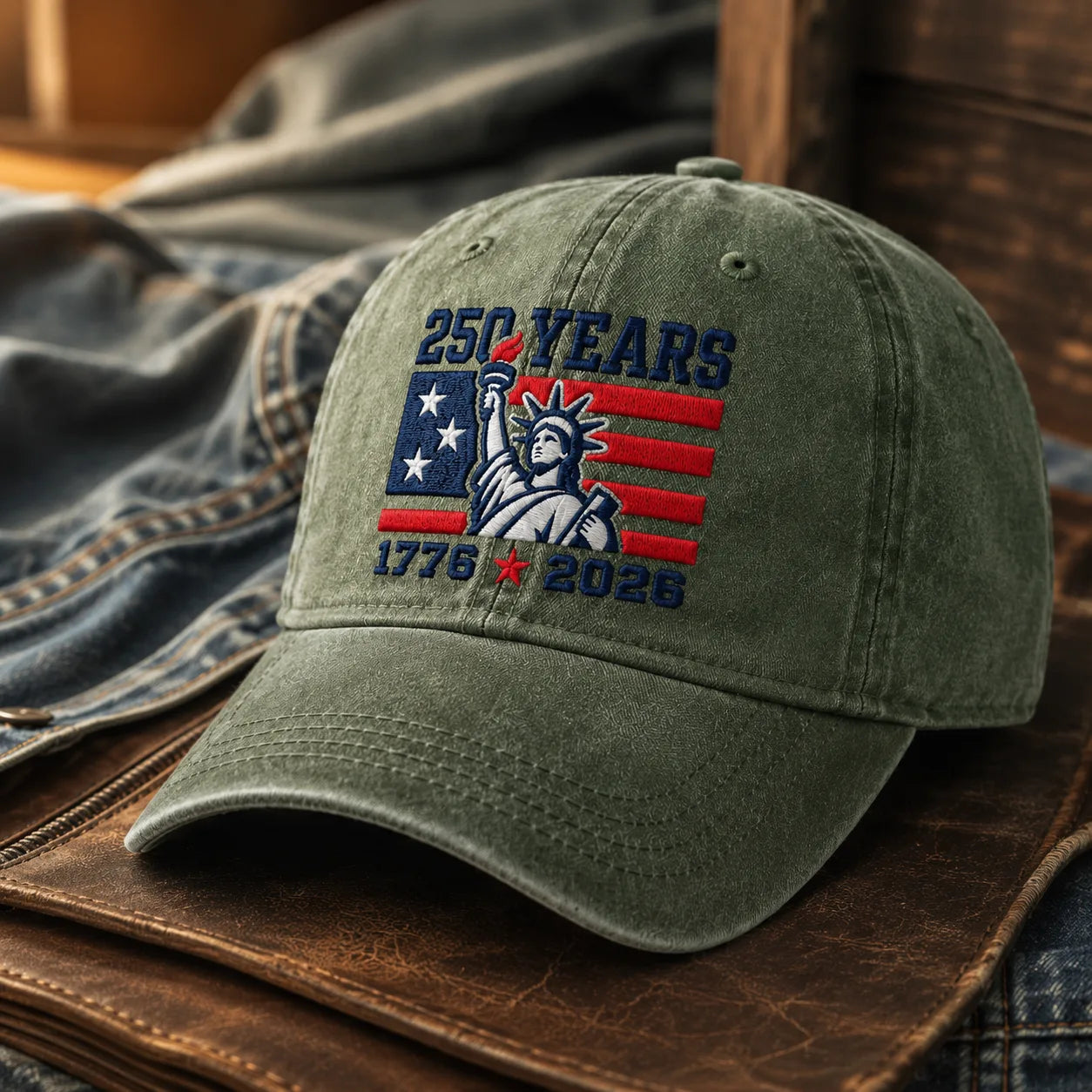 250 Years Washed Cap - washed cap - alternate angle