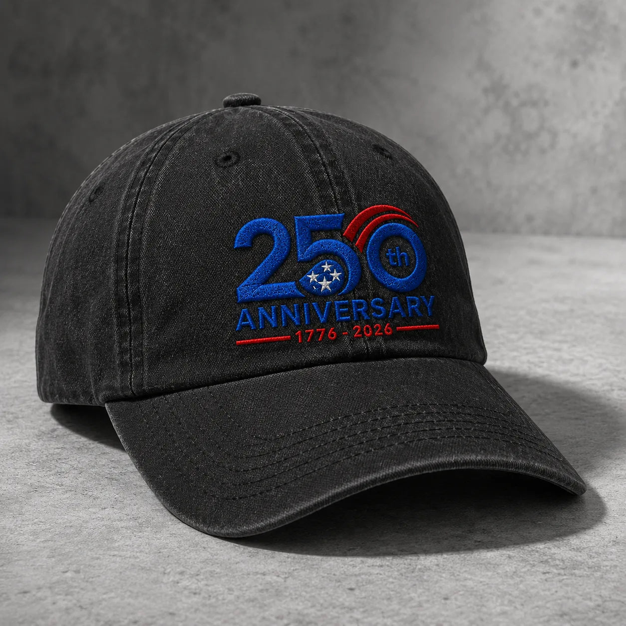 250th Anniversary Washed Cap - washed cap - alternate angle