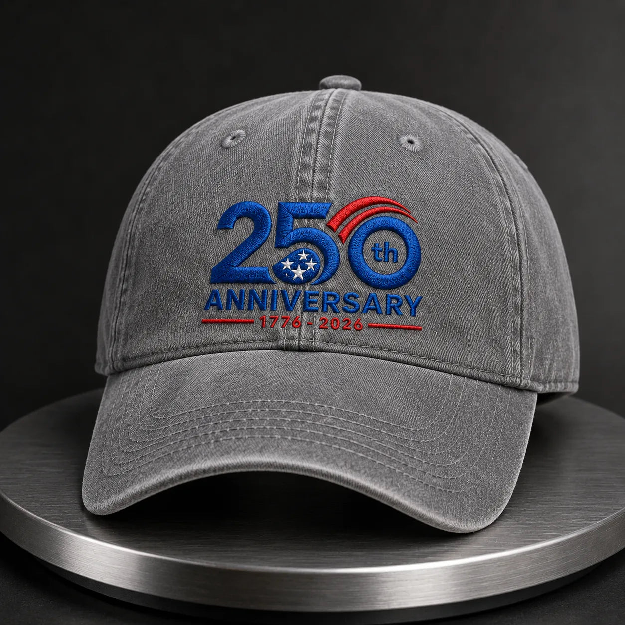 250th Anniversary Washed Cap - washed cap - in use