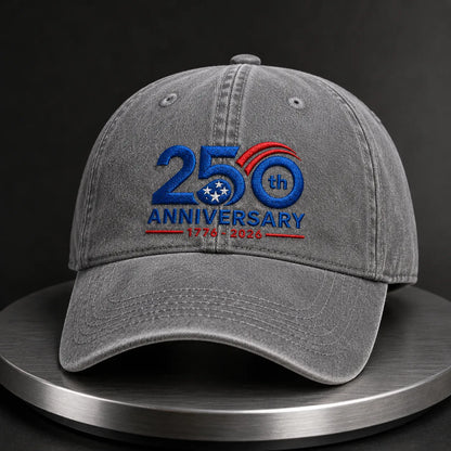 250th Anniversary Washed Cap - washed cap - in use