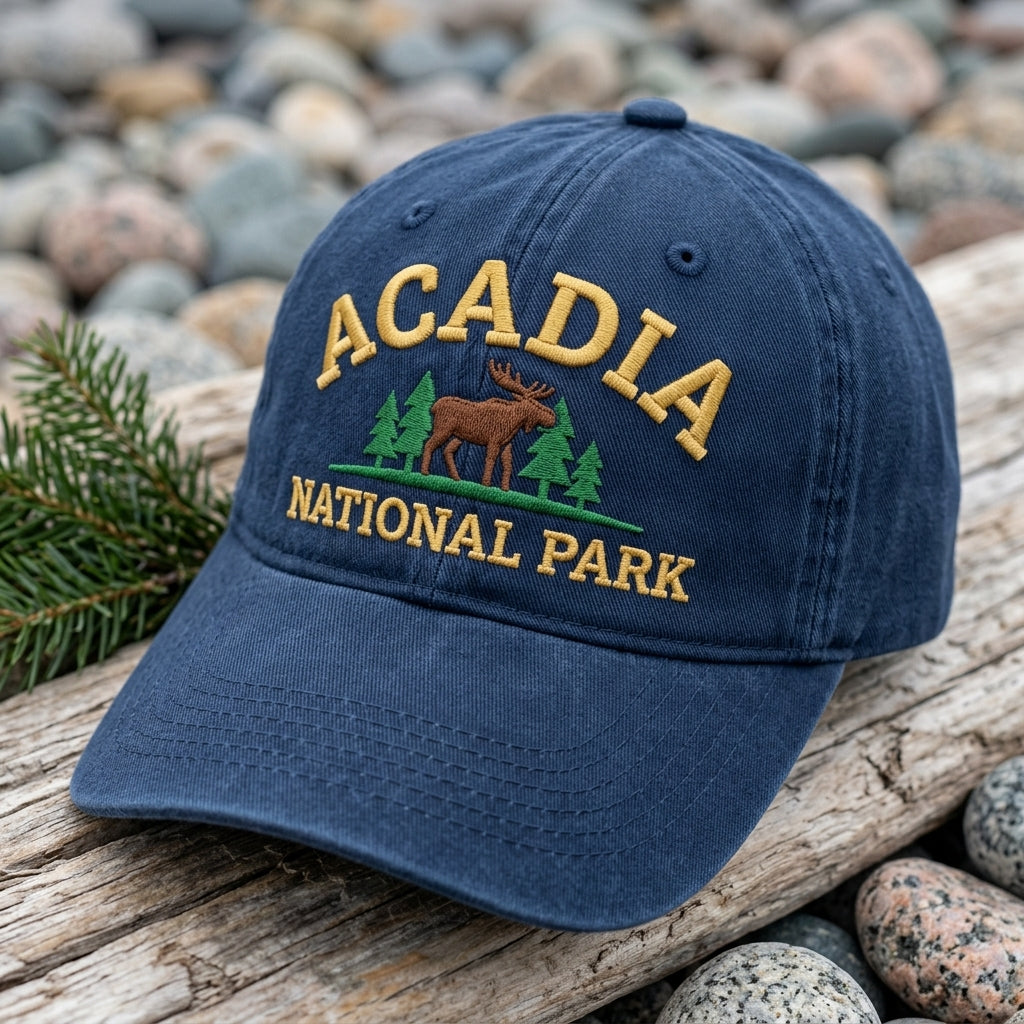 National Park Embroidered Hat | Choose from 44 Parks | Vintage Dad Cap for Hiking, Camping & Outdoor Adventures