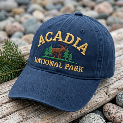National Park Embroidered Hat | Choose from 44 Parks | Vintage Dad Cap for Hiking, Camping & Outdoor Adventures