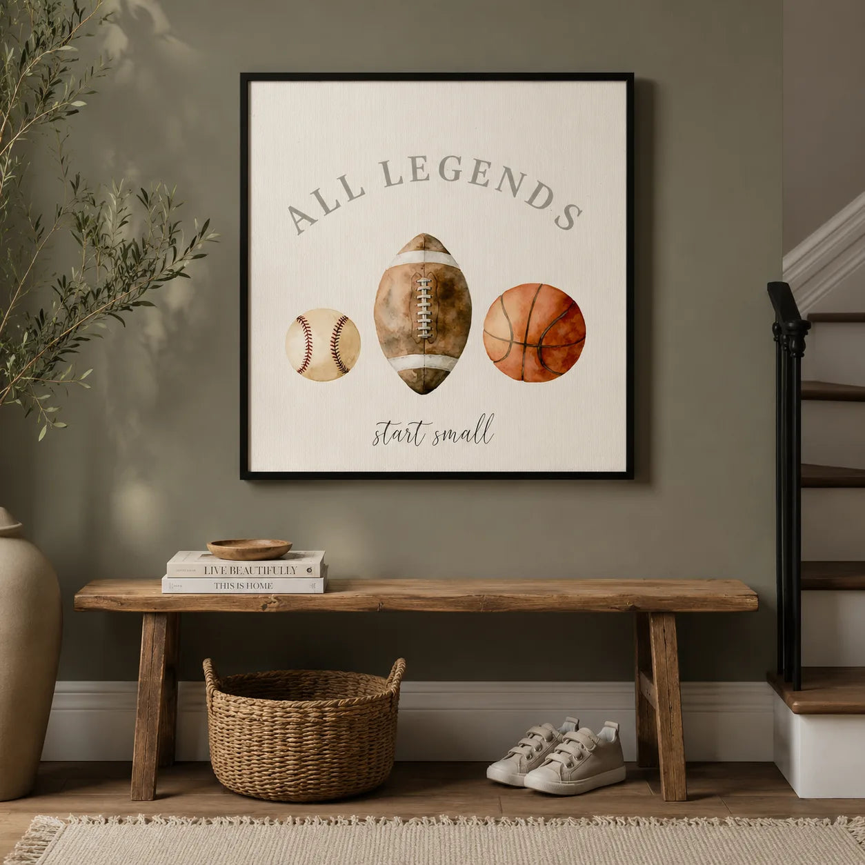 All Legends Start Small Sports Wall Art Decor - Wall Art Decor - view 11
