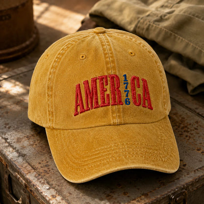 America 1776 Washed Cap - washed cap - in use