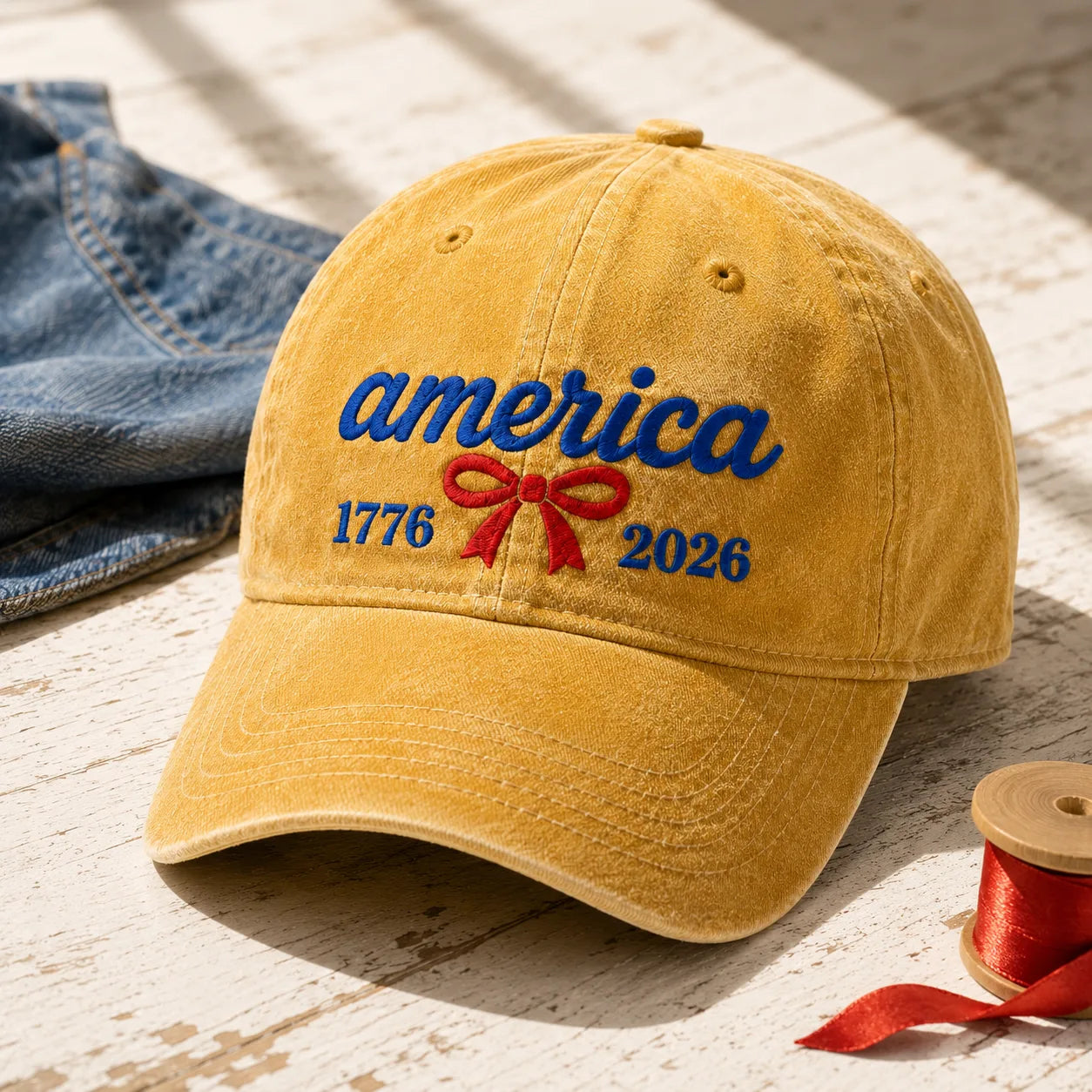 America 1776-2026 Washed Cap - washed cap - alternate angle