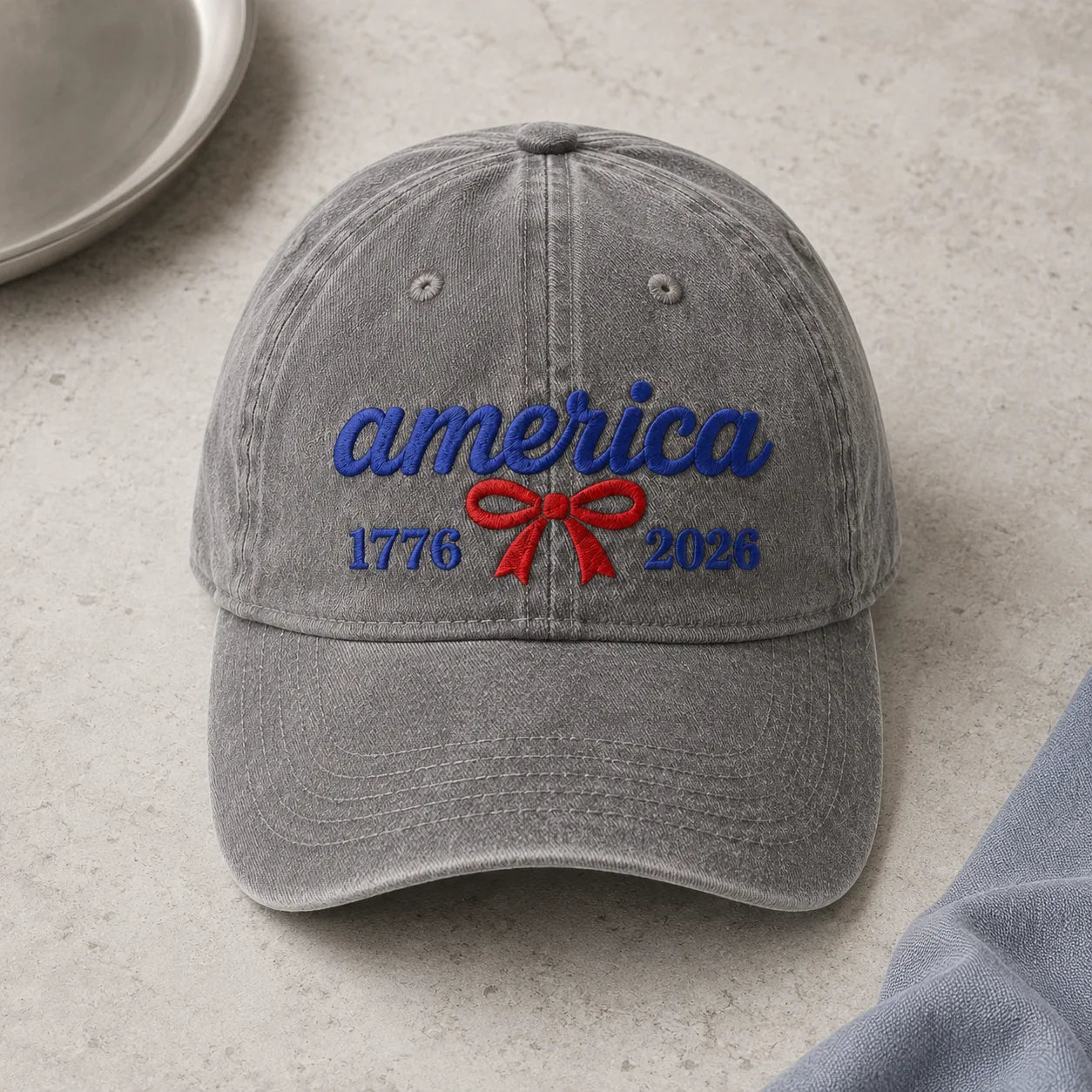 America 1776-2026 Washed Cap - washed cap - detail