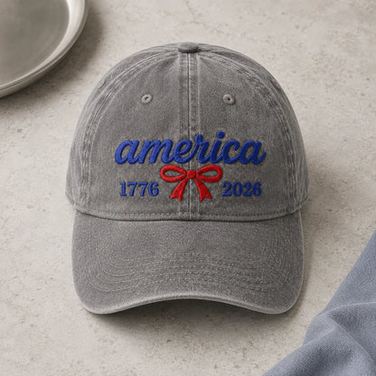 America 1776-2026 Washed Cap - washed cap - detail
