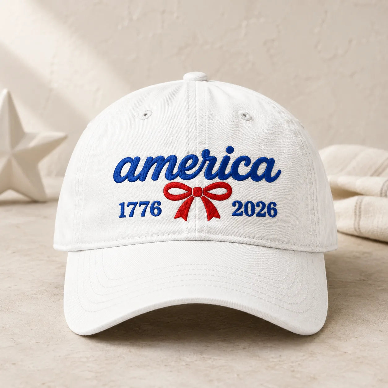 America 1776-2026 Washed Cap - washed cap - front view
