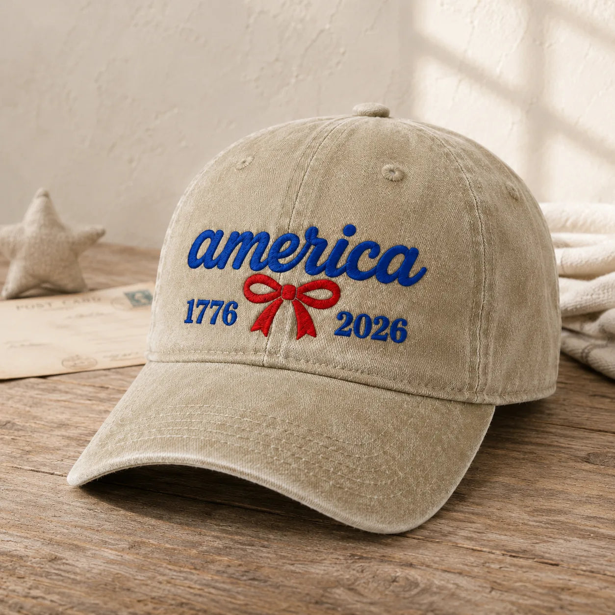 America 1776-2026 Washed Cap - washed cap - lifestyle
