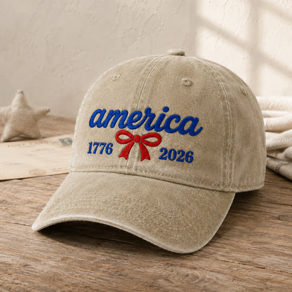 America 1776-2026 Washed Cap - washed cap - lifestyle