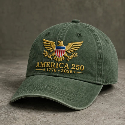 America 250 1776-2026 Washed Cap - washed cap - in use