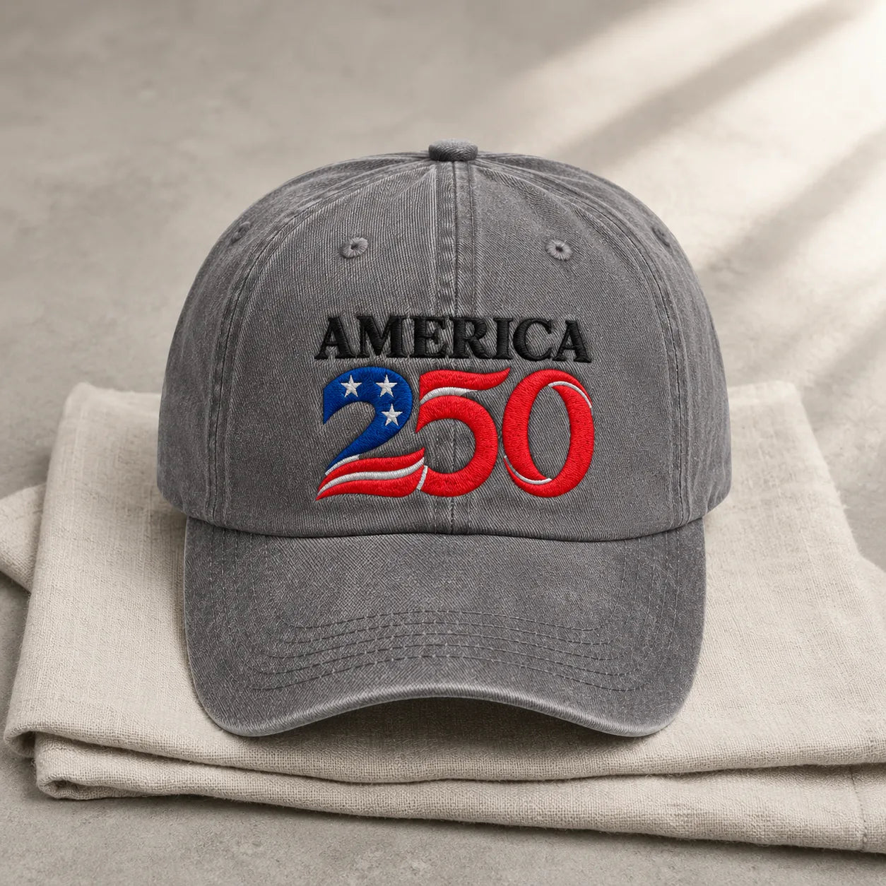 America 250 Washed Cap - washed cap - detail