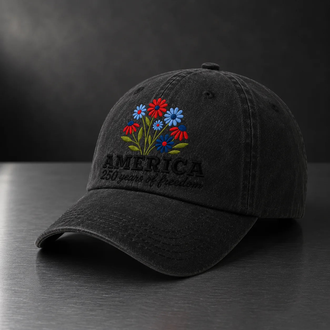 America 250 Years of Freedom Washed Cap - washed cap - alternate angle