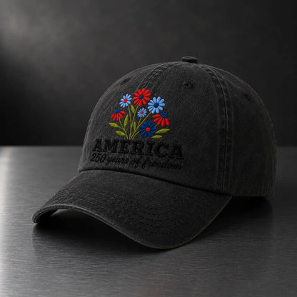 America 250 Years of Freedom Washed Cap - washed cap - alternate angle
