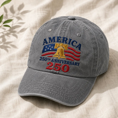 America 250th Anniversary Washed Cap - washed cap - alternate angle