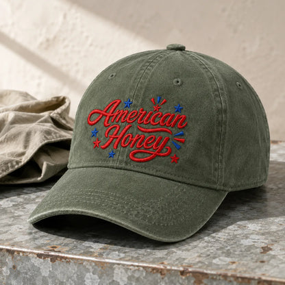American Honey Washed Cap - washed cap - alternate angle