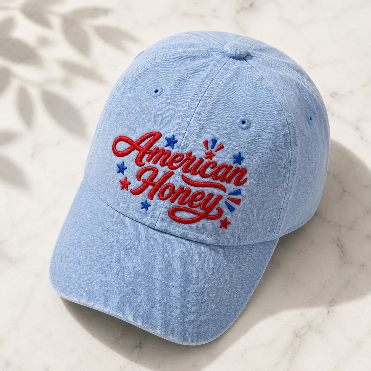American Honey Washed Cap - washed cap - in use