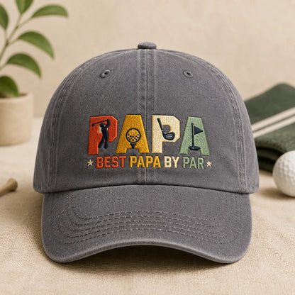 Best Papa By Par Birdie Washed Cap - washed cap - lifestyle