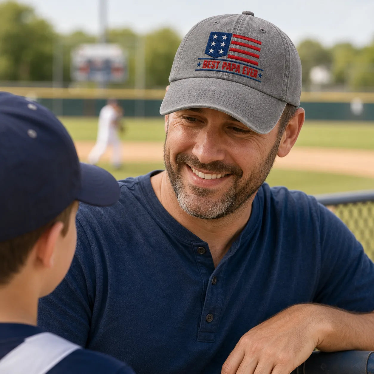 Best Papa Ever Washed Cap - washed cap - lifestyle
