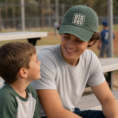 Big Bro Embroidered Washed Cap - Washed Cap - detail