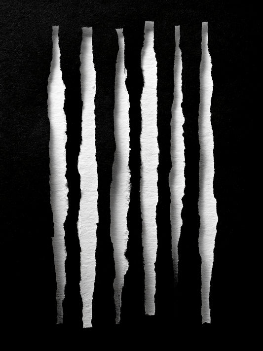 Black White Minimalist Wall Art - Wall Art Decor - front view - black white minimalist wall art, monochrome abstract print