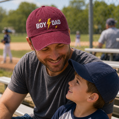 Boy Dad Lightning Washed Cap - Washed Cap - lifestyle