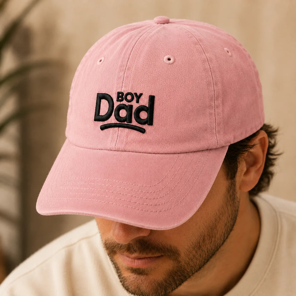 Boy Dad Washed Cap - washed cap - alternate angle
