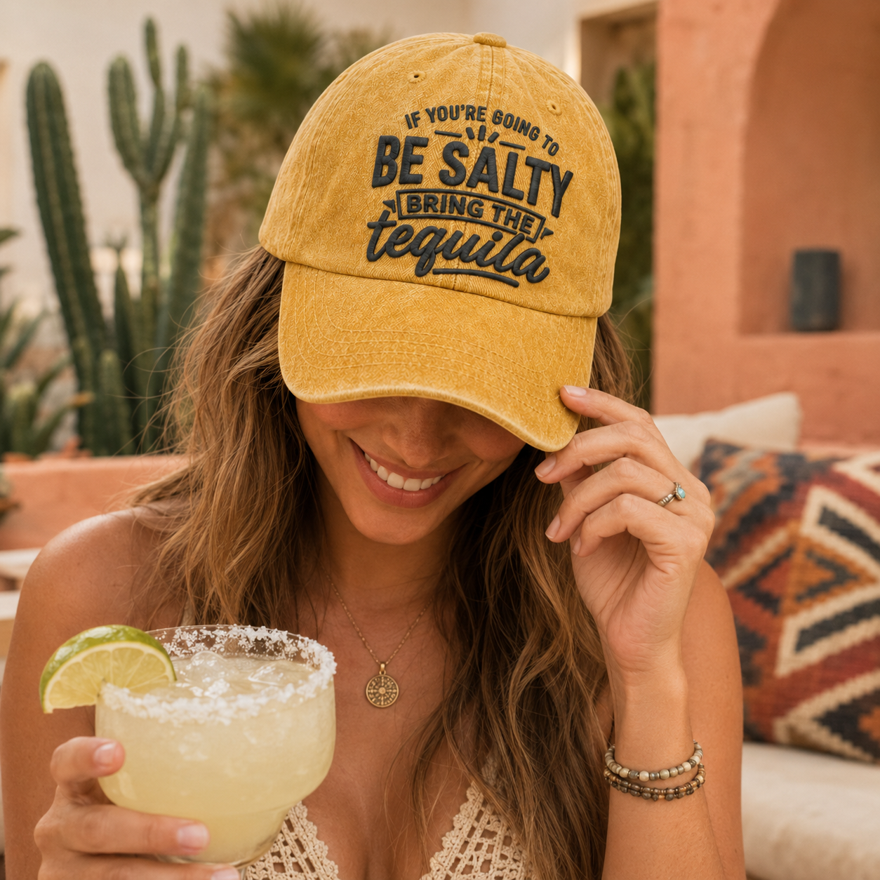Bring The Tequila Washed Cap - Washed Cap - alternate angle