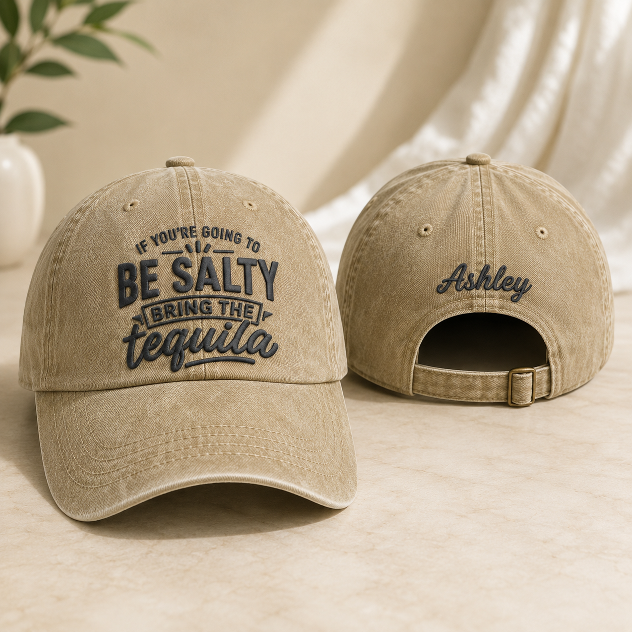 Bring The Tequila Washed Cap - Washed Cap - front view