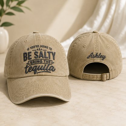 Bring The Tequila Washed Cap - Washed Cap - front view