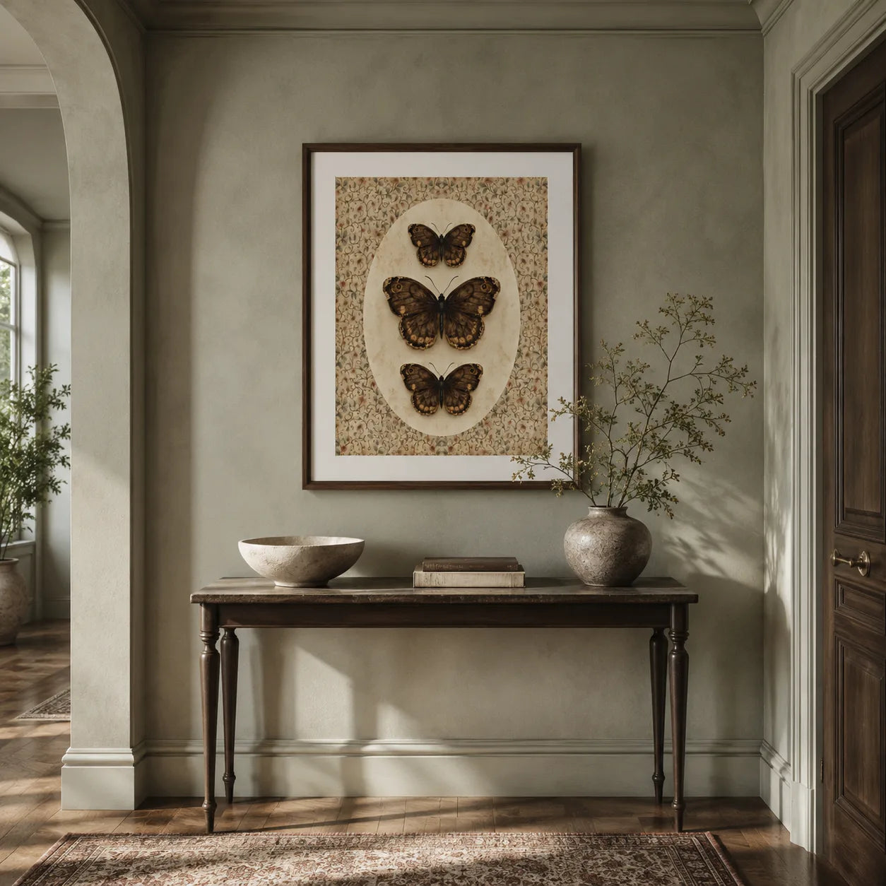 Butterfly Specimen Wall Art Decor - Wall Art Decor - alternate angle